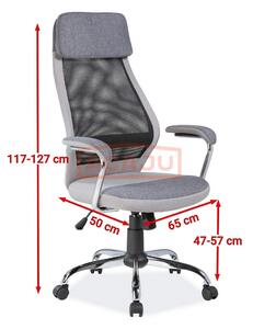 Scaun ergonomic suport lombar Q-336, 65X50X117/127