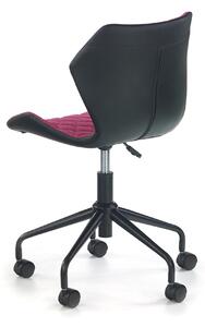 Scaune birou copii roz negru-roz Matrix, 48X53X78/88 CM
