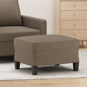 Taburet, gri taupe, 60x50x41 cm, material textil