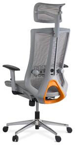 Scaun de birou ergonomic cu suport lombar si cotiere reglabile SYYT 9510 gri