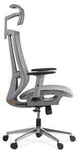 Scaun de birou ergonomic cu suport lombar si cotiere reglabile SYYT 9510 gri