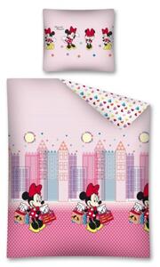 Lenjerie de pat violet deschis pentru copii Mickey Mouse Mini 1 buc 70x90 cm (standard gratuit) Lăţime: 140 cm | Lungime: 200 cm