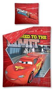 Lenjerie de pat roșie cu mașini 1 buc 70x80 cm (standard gratuit) Lăţime: 160 cm | Lungime: 200 cm