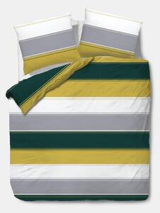 Lenjerie de pat Stripe din flanel multicolor 220x200 cm