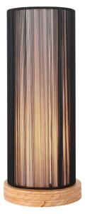 Lampă de masă KIOTO 1xE27/40W/230V neagră/lemn