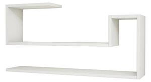 Homemania Raft de perete Airy, alb, 100x22x50 cm RFLN001