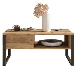 Masuta Cafea Hollms PAL, Stejar, Dim. 100x60x44.5 Cm