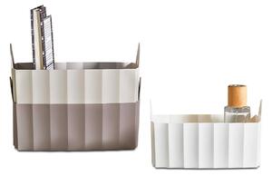 Organizator HMY - 6418, alb/crem, plastic, 20x12x8 cm