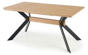 Masa extensibila BACARDI, stejar sonoma/negru, 160/220x90x76 cm