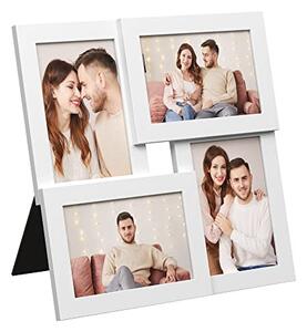 Rama foto, Songmics, Alb, 30.5x30.5x2.4 cm
