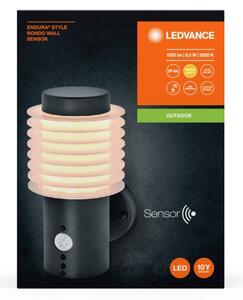Aplică LED de exterior cu senzor Ledvance RONDO LED/9,5W/230V IP44 antracit