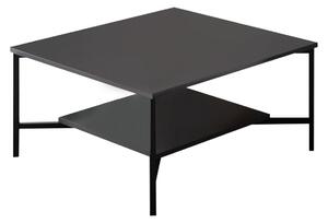 Masuta cafea Black Line, negru, PAL, 80x80x40 cm