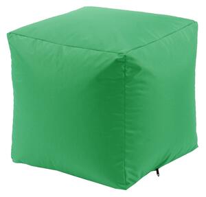 Taburet Cub Pufrelax, material impermeabil, Green Apple