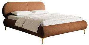 Pat matrimonial 180 cm Octave 180B (cu somieră) (miere + auriu). Promo -16%. 1099971