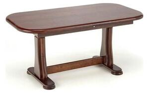 Masa extensibila TYMON 2, nuc inchis, lemn de fag, 125/164x65x60/72 cm