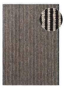 Covor negru țesut manual din iută 160x230 cm Harvest Ebony – Elle Decoration