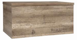 Cufar din lemn cu aspect antichizat Malcolm, 93X49X45.5 CM