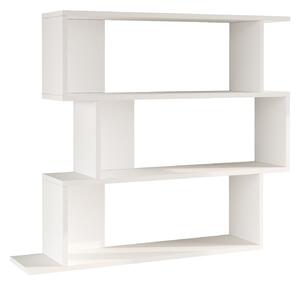 Biblioteca suspendata LF2-W, alb, PAL, 104x22x88 cm