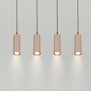 Briloner Lampă suspendată Ida, bej, cu 4 becuri, lungime 76 cm, GU10, reglabil, Bej, Bucătărie, Metal, Modern