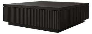 Măsuță de cafea Miami 413, Negru, MDF, PAL laminat, 26x80x81cm, 29 kg