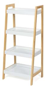 Raft Cotia, lemn natural / alb