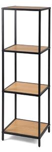 Raft Moreno VI, lemn natural / negru