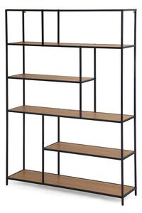 Raft Moreno III, lemn natural / negru