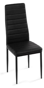 Scaun de bucătărie Aldamas, negru