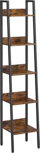 Raft TAYLOR 5 polite 170x33,8 cm, rustic maro
