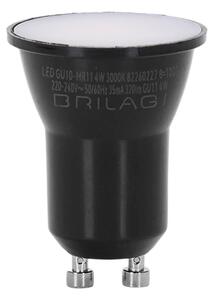 Bec LED MR11 GU10/4W/230V 3000K negru - BRILAGI