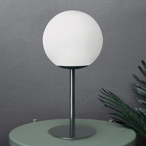 Sforzin Lampă de masă Jugen, negru, dimabilă, reglabil, Alb, Camera de zi / sufragerie, Sticlă, Design, glob
