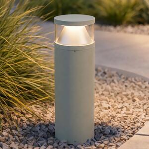 Lucande Bornă luminoasă LED Cylo, verde, înălțime 50 cm, IP65, Verde, Aluminiu, Design