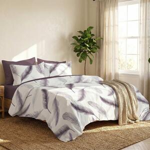LENJERIE FINET 6 PIESE CU HUSĂ – 160×200 ȘI 180×200 MONA