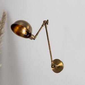 Opviq Aplică de perete Sivani 6239, alamă veche, reglabilă, E27, reglabil, Bronz / Alamă Veche, Camera de zi / sufragerie, Metal, Design industrial