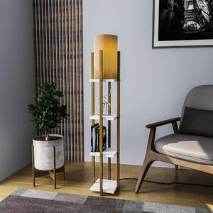 Lampadar Shelf Lamp-8120 Aur alb