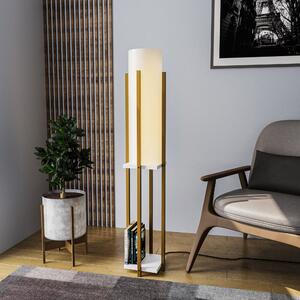 Lampadar Shelf Lamp-8133 Aur alb