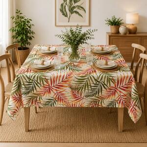 Fata de masa teflonata 140x180 cm, Frunze tropicale