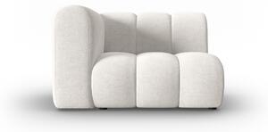 Modul pentru canapea Lupine cu tapiterie din tesatura structurala, alb