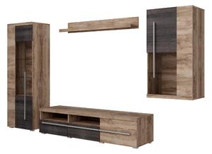 Mobilier living Rogalo 10 (nuc satin). Promo -18%. 1118132