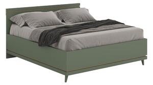 Pat Fertalu 107Dublu, Verde, 180x200, PAL laminat, Somiera patSomiera pat, 19x20x10cm