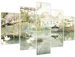 Tablou - Lac Chinezesc (150x105 cm)