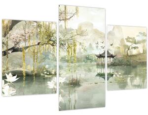 Tablou - Lac Chinezesc (90x60 cm)