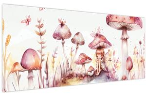 Tablou - Zâna Roz (120x50 cm)