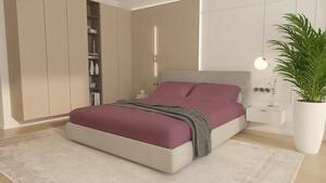 Cearceaf cu elastic 100% Bumbac Cottone 180X200 cm Mov