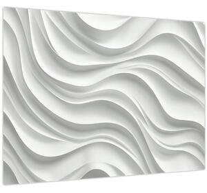 Tablou - Valuri Albe 3D (70x50 cm)