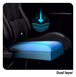 Scaun gaming Diablo X-Horn 2.0 King Size: negru Diablochairs