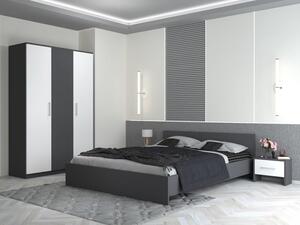 Set dormitor Practic 3U, Gri