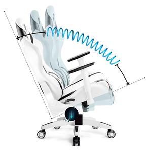 Scaun gaming Diablo X-Horn 2.0 King Size: alb-negru Diablochairs