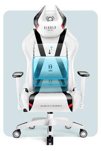 Scaun gaming Diablo X-Horn 2.0 King Size: alb-negru Diablochairs