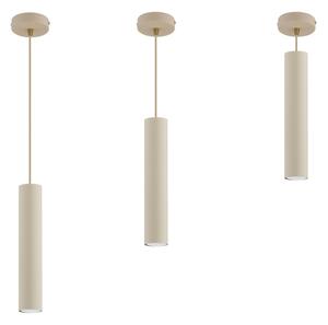 Brilagi - Lustra suspendată pe cablu TUBE 1xGU10/15W/230V bej/auriu